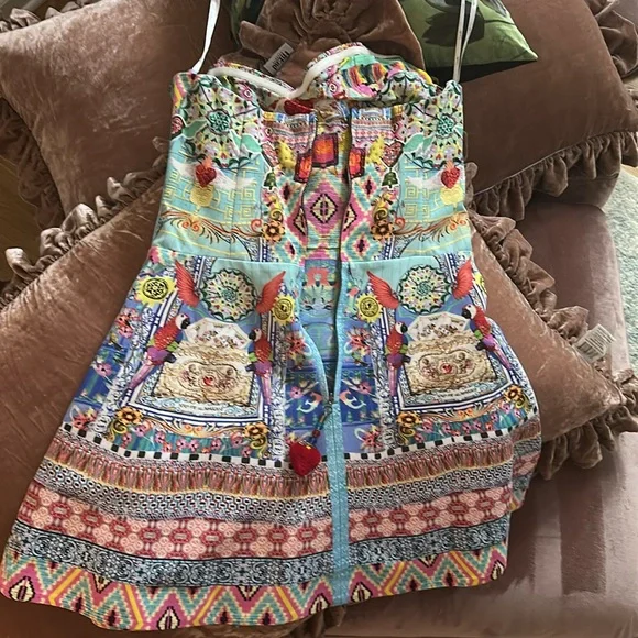 Camilla Multicolor Strapless Dress - Picture 8 of 12